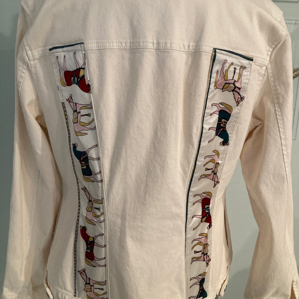 Embellished Jean Jacket-Medium